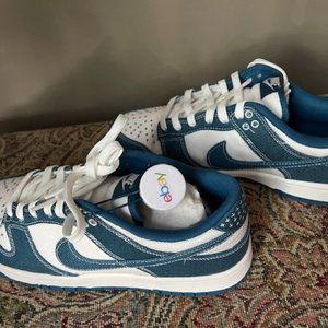 Size 9M/10.5W - Nike Dunk Low SE Sashiko - Industrial Blue